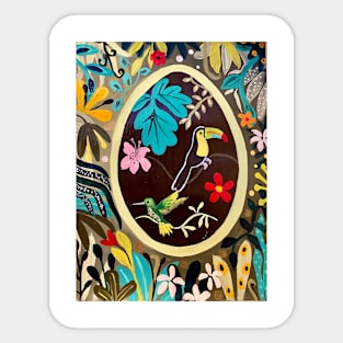 Toucan Egg Sticker